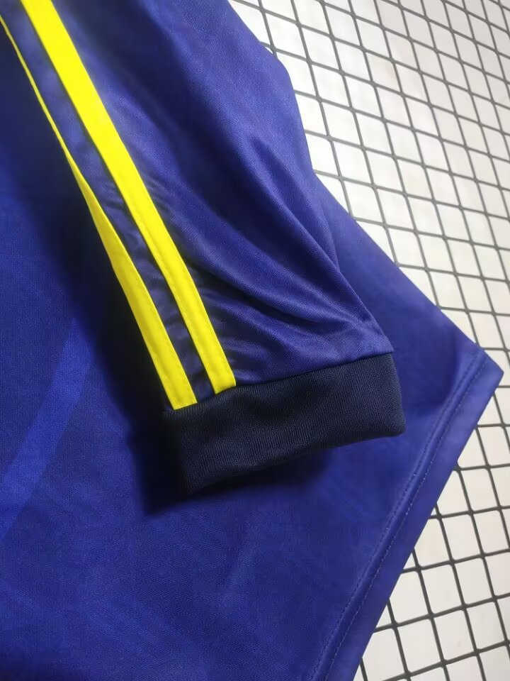 Retro Verison 1997-1998 Club America Blue LS Thailand Soccer Jersey AAA-2851