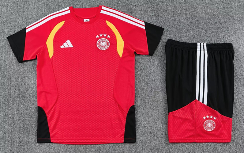 2026-2027 Germany Red Thailand Soccer Uniform-4627