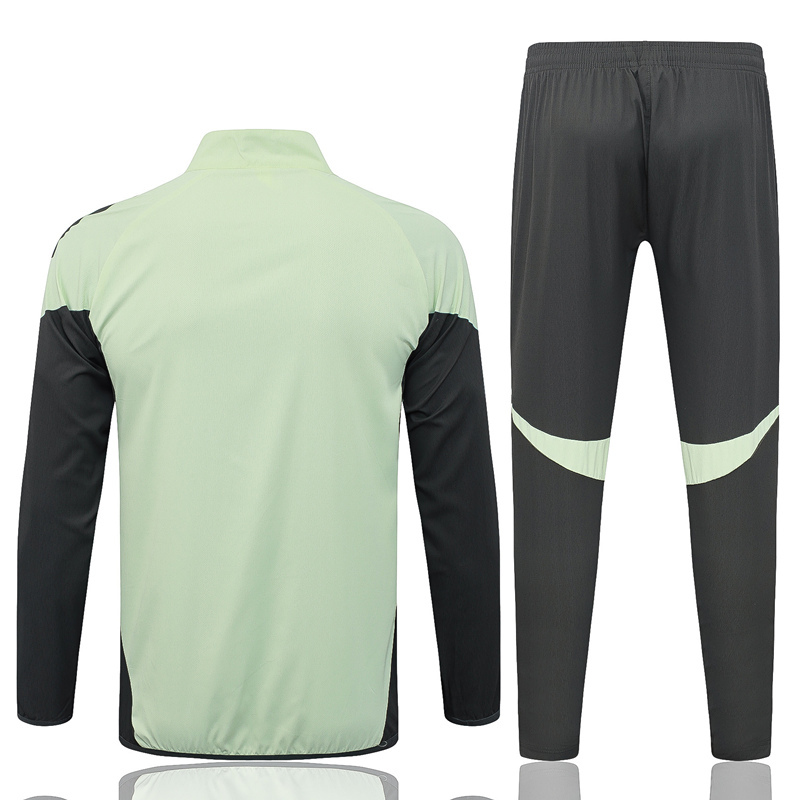2025-2026 Real Madrid Light Green Thailand Trench Coat Suit -815