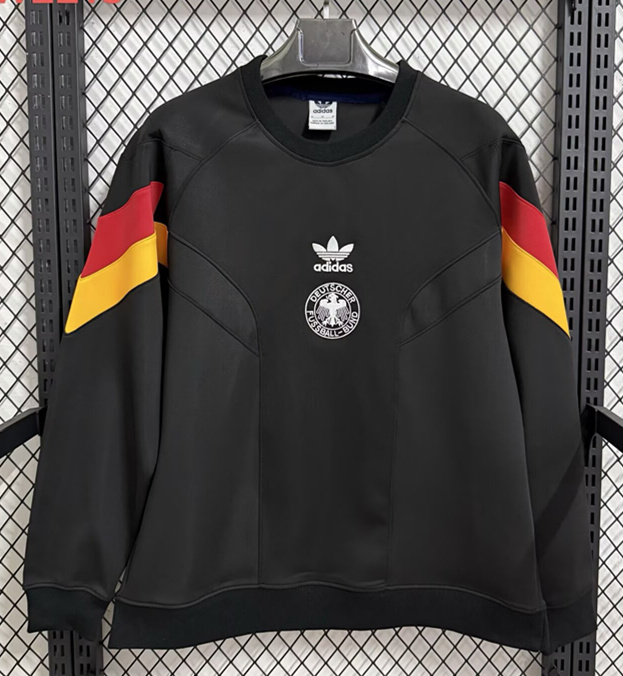 2026-2027 Germany Black Thailand Tracksuit Top-8430