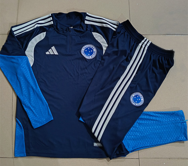 2026-2027 Cruzeiro EC Royal Blue Thailand Tracksuit Uniform-815