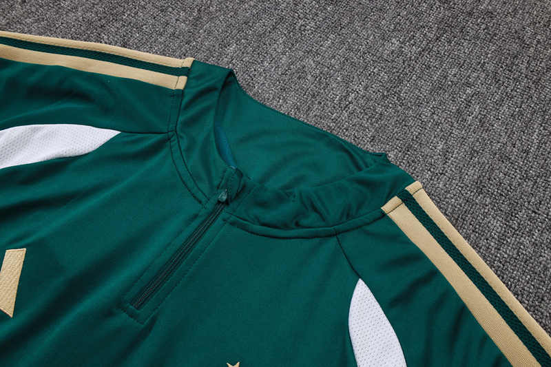 2026-2027 Italy Green Thailand Soccer Tracksuit Uniform-815