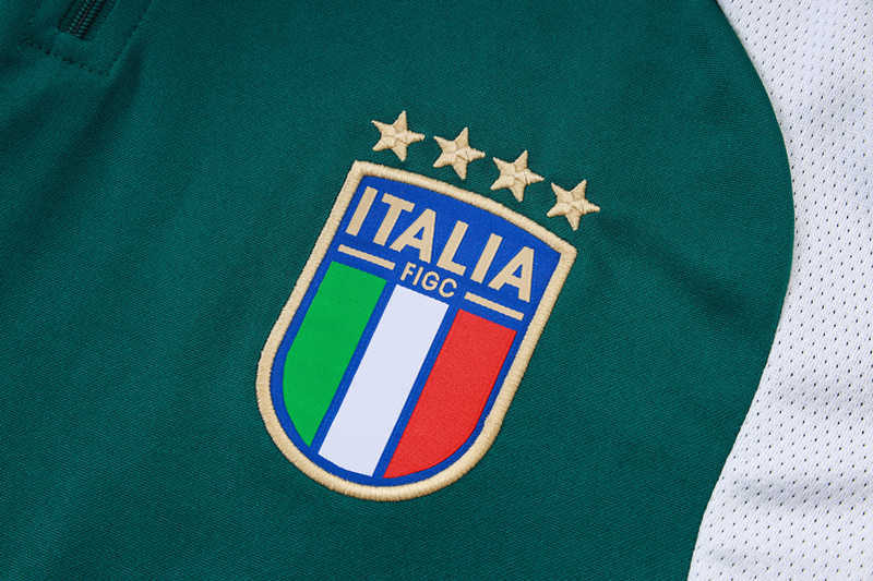 2026-2027 Italy Green Thailand Soccer Tracksuit Uniform-815