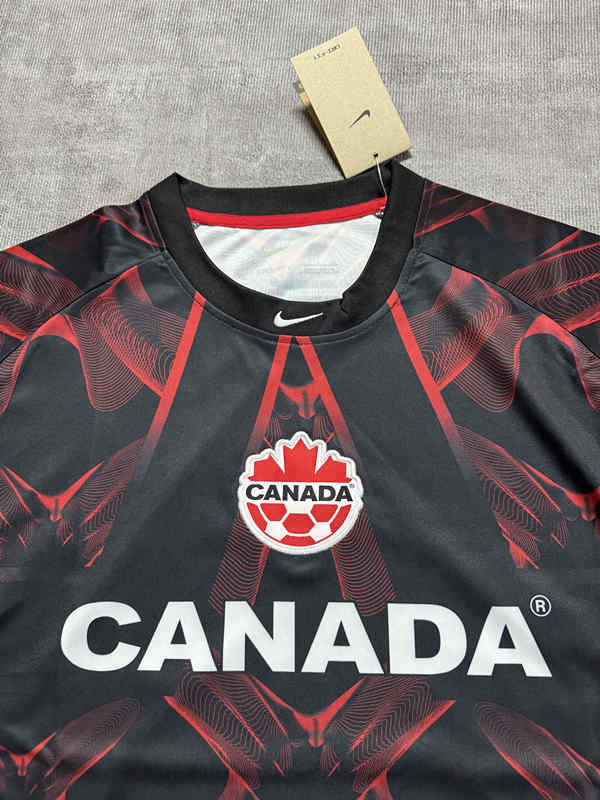 (S-4XL) 2026 Hollywood Canada Red &Black Thailand Soccer Jersey AAA-4506