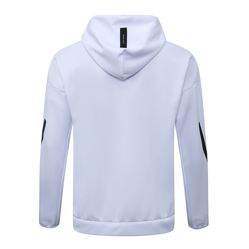 2025-2026 Ajax White Hooded Thailand Soccer Jacket With Hat-815