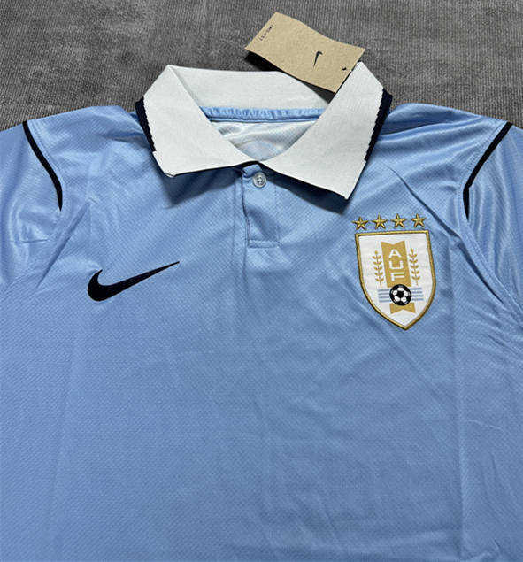(S-4XL) 2026 Uruguay Home Light Blue Thailand Soccer Jersey AAA-4506