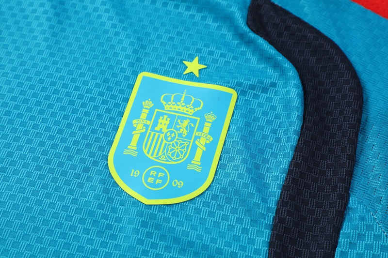 2026 FIFA World Cup Spain Blue Thailand Soccer Training Uniform-CS
