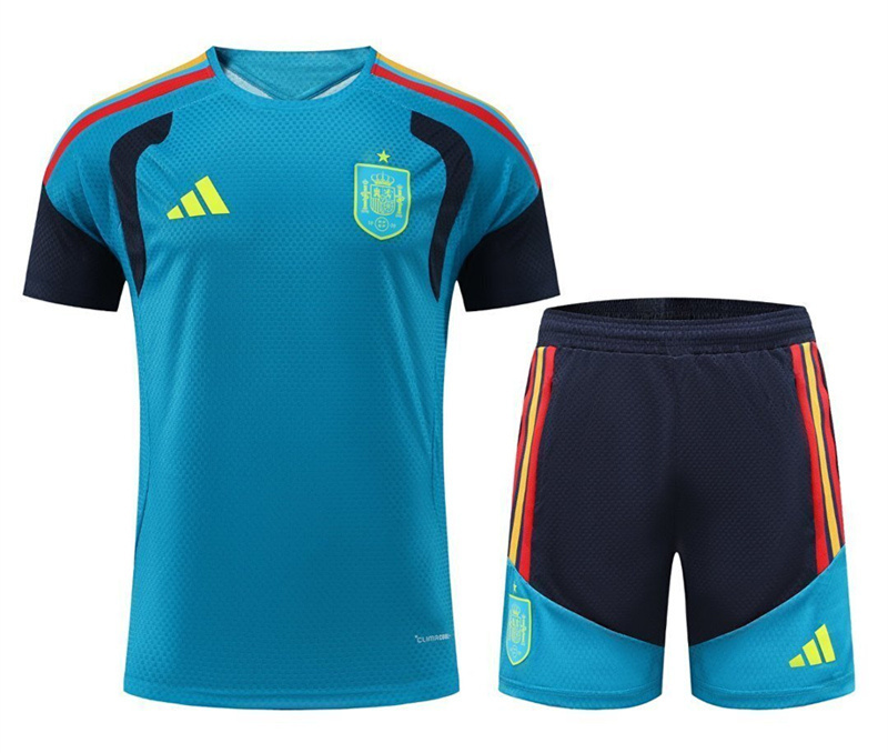 2026 FIFA World Cup Spain Blue Thailand Soccer Training Uniform-CS