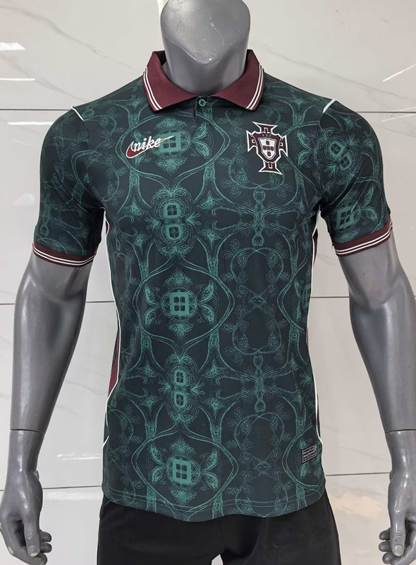 2026-2027 Collaboration Version Portugal Black&Green Thailand Soccer Jersey AAA-9809