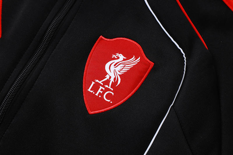 2025-2026 Retro Version Liverpool Black Thailand Soccer Jacket Uniform-815