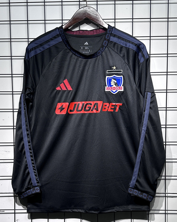 (S-4XL) 2026-2027 CD Colo-Colo Away Black Thailand LS Soccer Jersey-GB