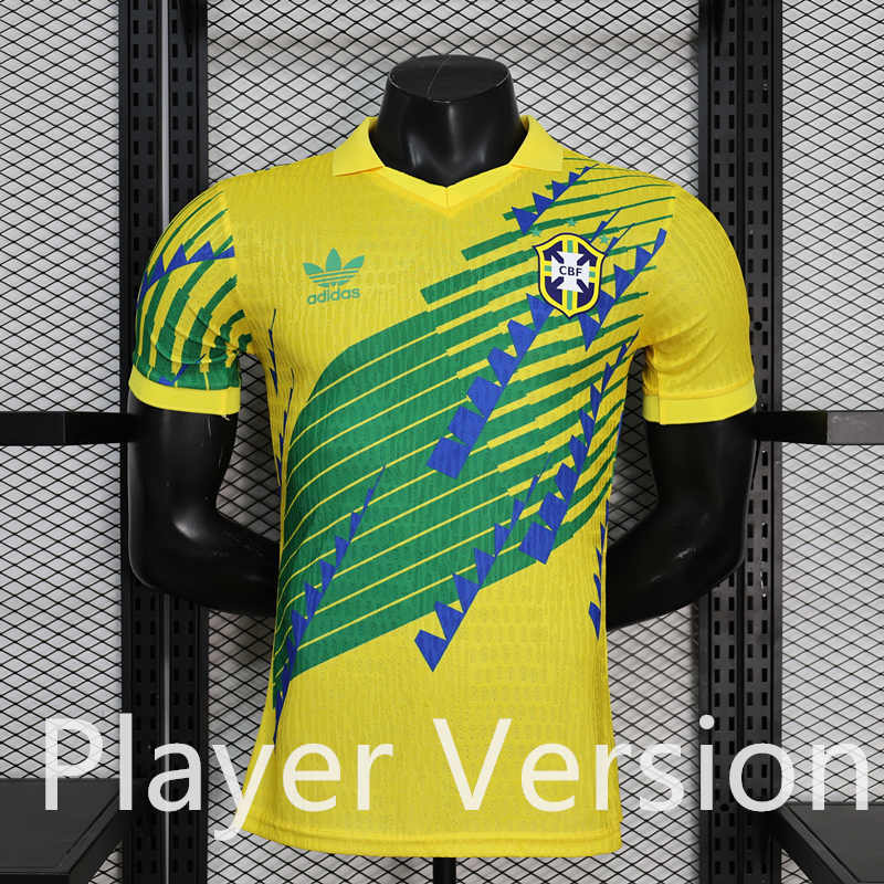 Player Version 2026-2027 Special Version Brazil Yellow Thailand Soccer Jersey AAA-888
