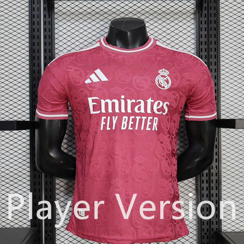 Player Retro Version 2026-2027 Special Version Real Madrid Red Thailand Soccer Jersey-888