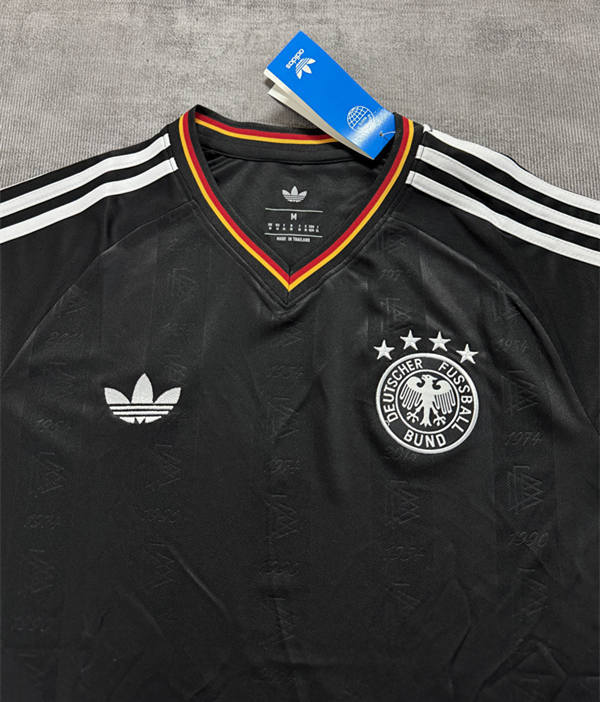 (S-4XL) 2026-2027 Germany Black Thailand Training Soccer Jersey AAA-4506