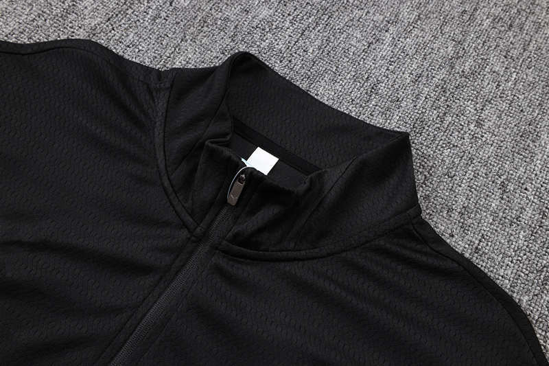 2025-2026 Manchester City Black Thailand Soccer Tracksuit-815