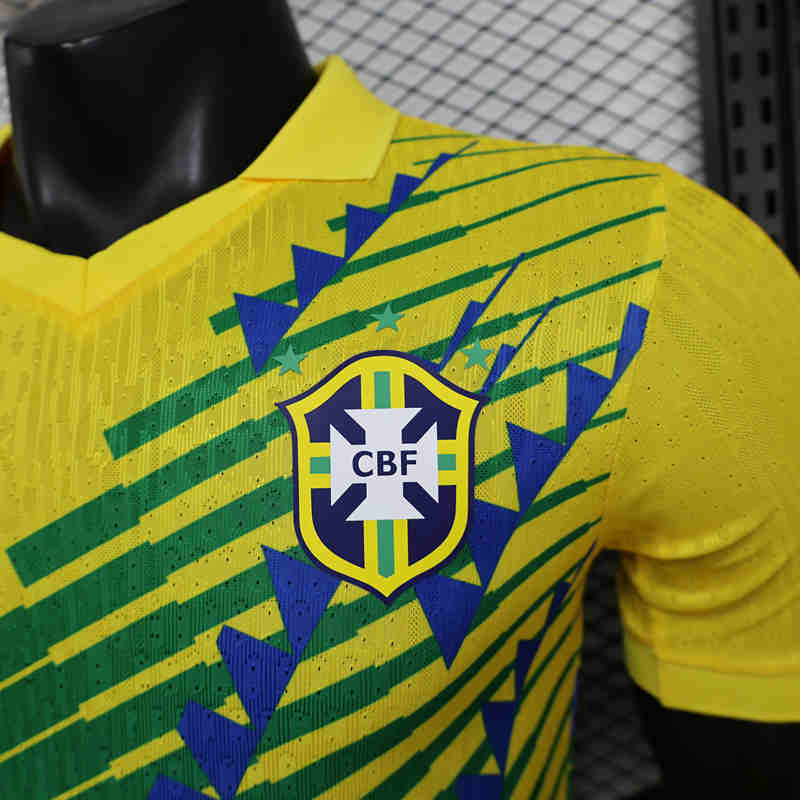 Player Version 2026-2027 Special Version Brazil Yellow Thailand Soccer Jersey AAA-888