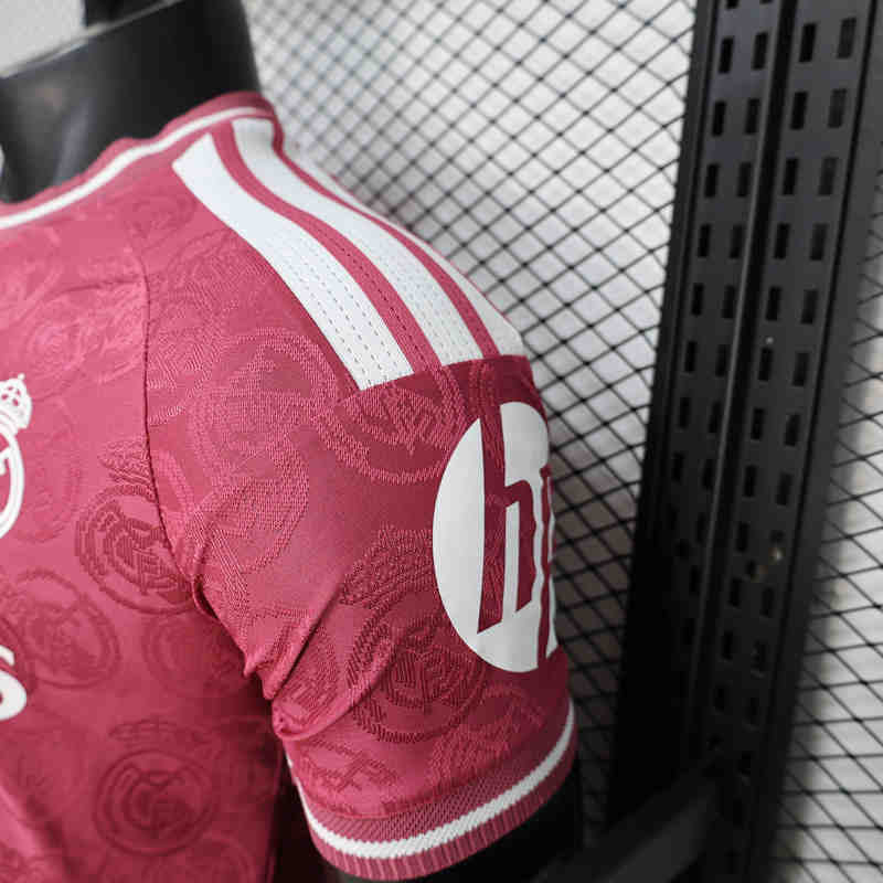 Player Retro Version 2026-2027 Special Version Real Madrid Red Thailand Soccer Jersey-888