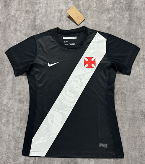 2026-2027 CR Vasco da Gama Home Black&White Women Thailand Soccer Jersey AAA-4506