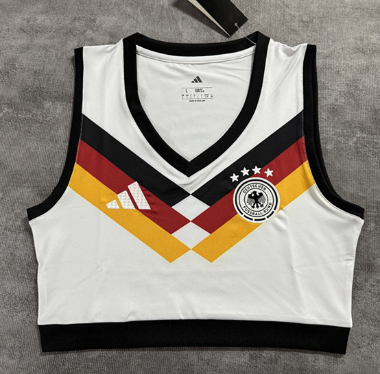 2026 Germany Home White Women Thailand Soccer Vest Jersey AAA-4506
