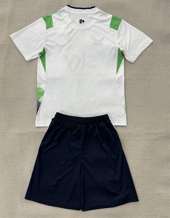 2026-2027 Ireland Away White&Green Kids/Youth Soccer Uniform-AY
