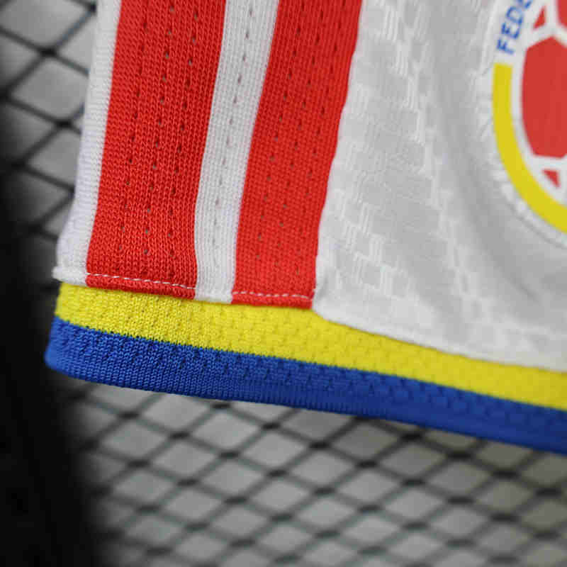 Player Version 2026 World Cup Colombia White Thailand Soccer Shorts-888