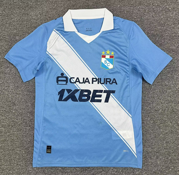 (S-4XL) 2026-2027 Sporting Cristal Home Blue Thailand Soccer Jersey AAA-512