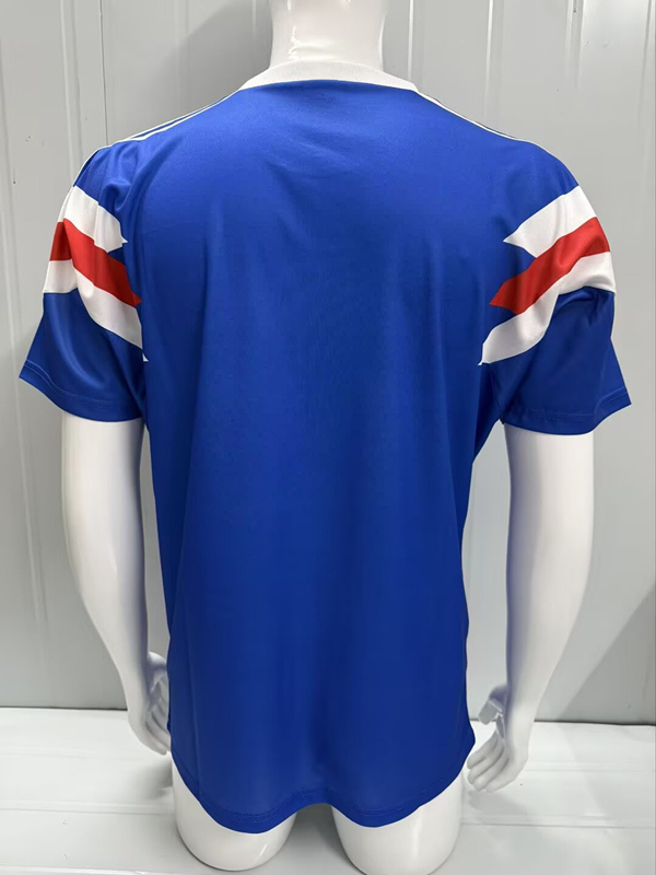Retro Version 1990-1991 Hamburger SV Away Blue Thailand Soccer Jersey AAA-503