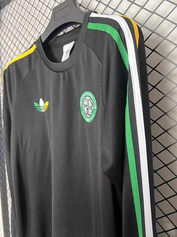 (S-4XL) 2026-2027 Celtic Black LS Thailand Soccer Jersey AAA-2044