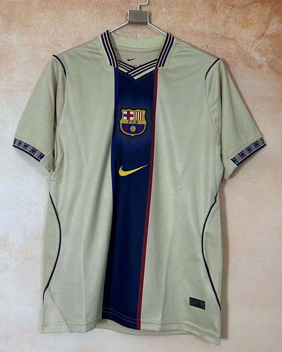 2026-2027 Retro Version Barcelona Khaki Thailand Soccer Jersey AAA-7209