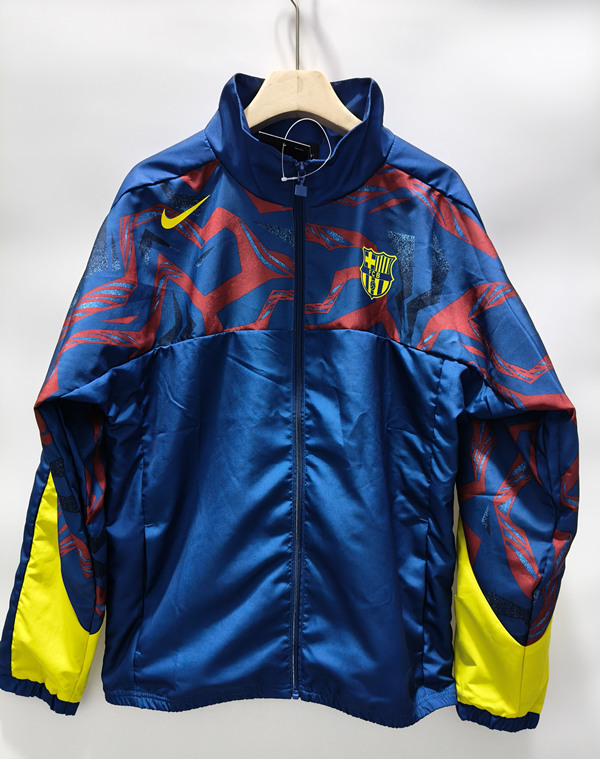 2025-2026 Barcelona Camouflage Hot Stamping Trench Coat-0255