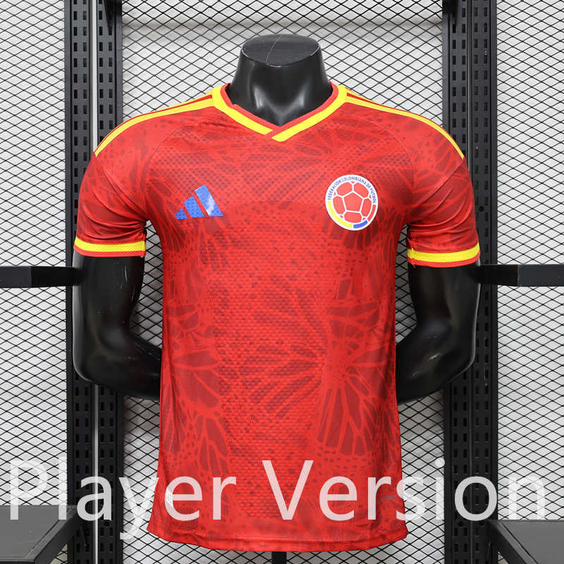 Player Version 2026-2027 Colombia Red Thailand Soccer Jersey AAA-888