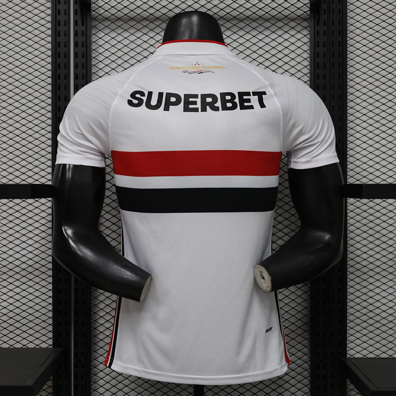 Player Version 2026-2027 Sao Paulo Futebol Clube Home White Thailand Soccer Jersey AAA-888