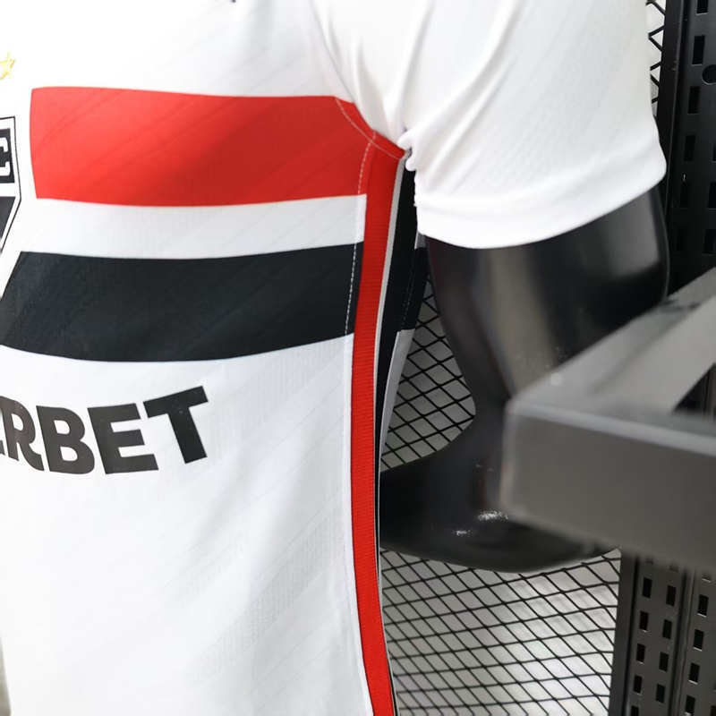 Player Version 2026-2027 Sao Paulo Futebol Clube Home White Thailand Soccer Jersey AAA-888