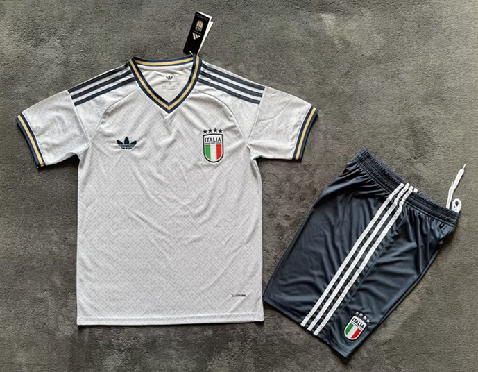 2026-2027 Italy Away White Soccer Uniform-2483