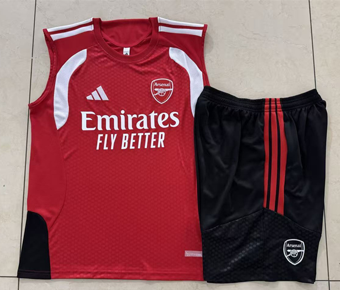 2026-2027 Arsenal Red Thailand Soccer Vest Tracksuit-815