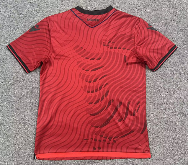 (S-4XL) 2026-2027 Albania Home Red Thailand Soccer Jersey AAA-8025