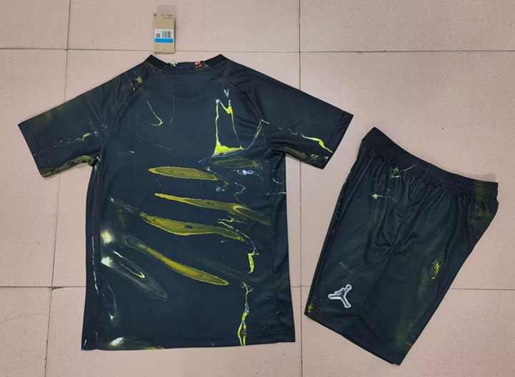 2025-2026 Paris SG 4th Away Black Soccer Uniform-718