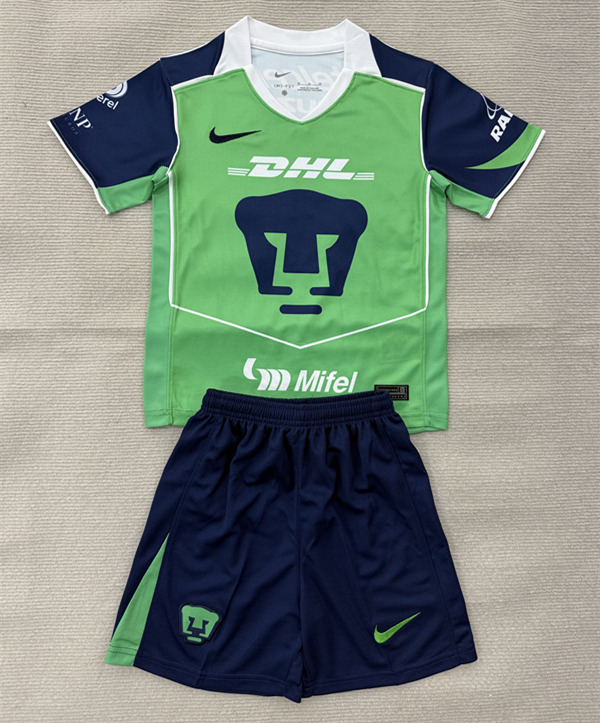 2026-2027 PA UNAM 2nd Green Soccer Uniform-AY