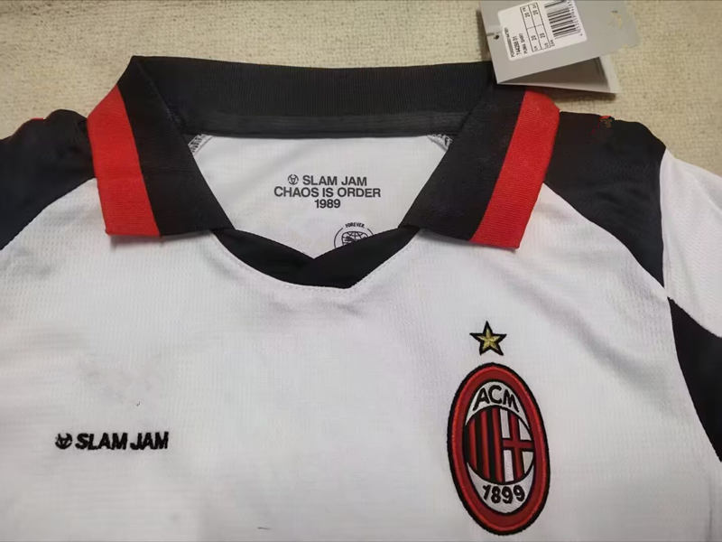 2026-2027 Correct Version AC Milan Away White Kids/Youth Soccer Uniform-507