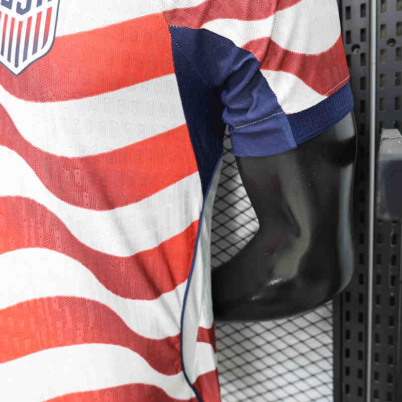 Player Version 2026-2027 USA Home Red&White Thailand Soccer Jersey AAA-888