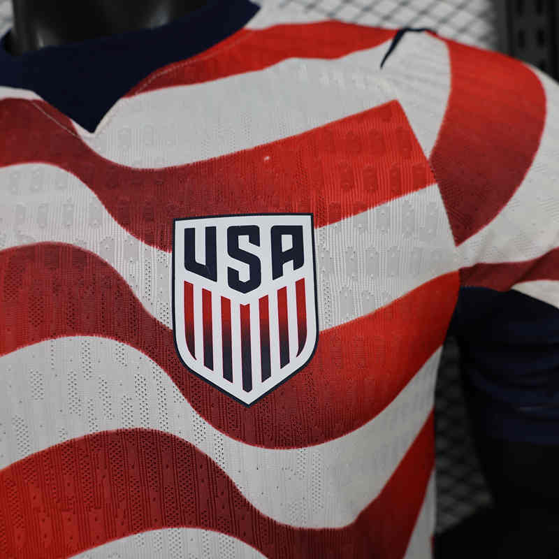 Player Version 2026-2027 USA Home Red&White Thailand Soccer Jersey AAA-888
