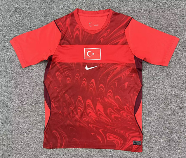 (S-4XL) 2026-2027 Turkey Home Red Thailand Soccer Jersey AAA-512