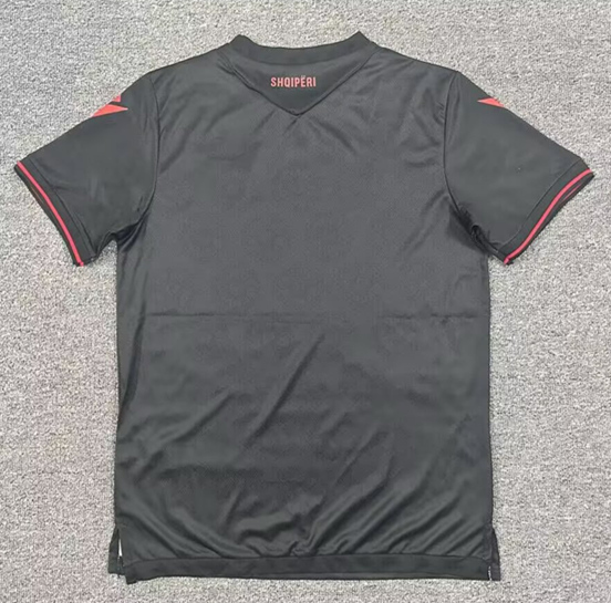(S-4XL) 2026-2027 Albania 2nd Away Black Thailand Soccer Jersey AAA-512