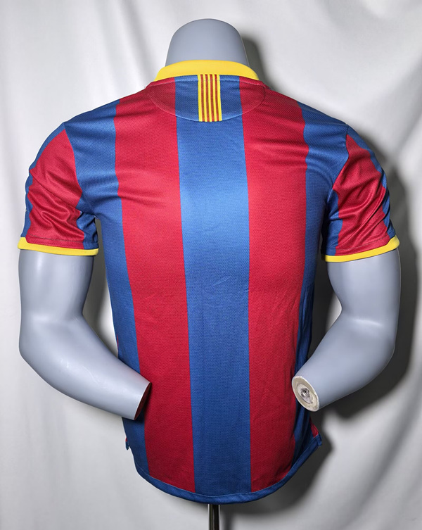 Retro Version 2010 Barcelona Home Red&Blue Thailand Soccer Jersey AAA-912