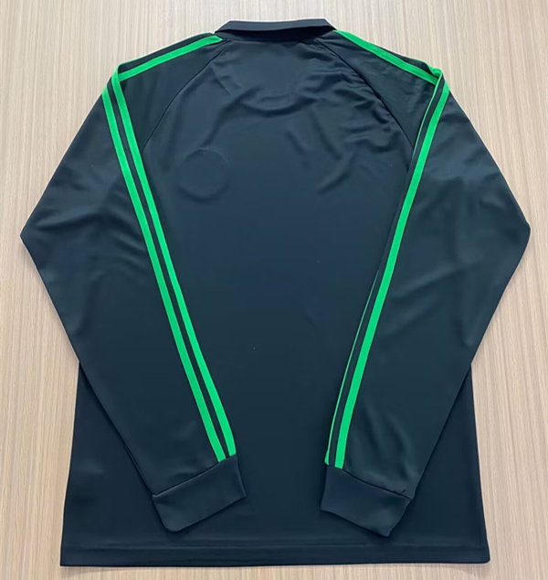 Retro Version 1990 Colombia Blue&Black LS Thailand Soccer Jersey AAA-6895