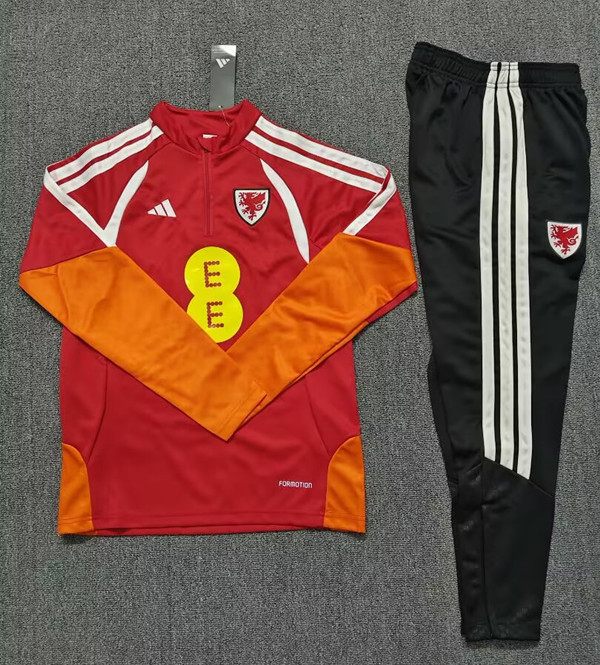 2026-2027 Wales Red Thailand Soccer Tracksuit-4692