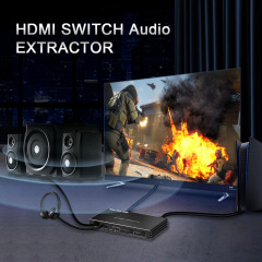 8K HDMI 2.1 Switch 4x1 4K120 HDR ARC