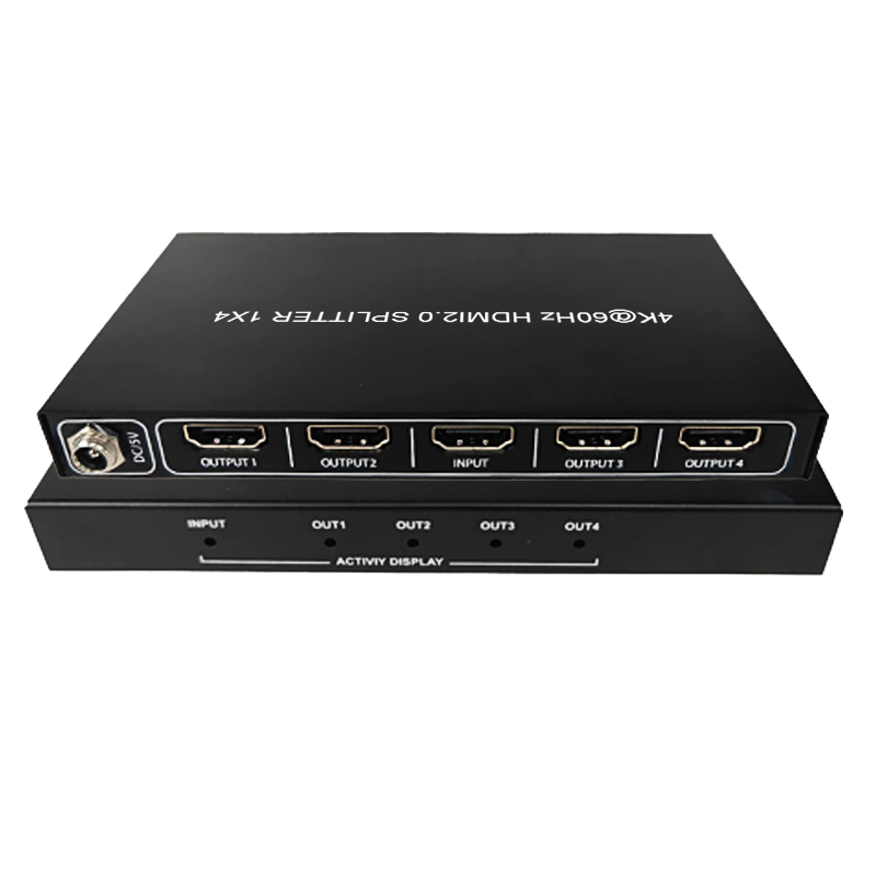 SP14H2: HDMI2.0 4K 1X4 Splitter with Scaler