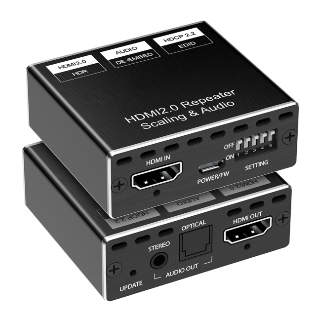 4K60 HDMI Audio Extractor with SPDIF Optical EDID