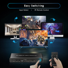 8K60 HDMI DP USB-C Switch 4x1 with HDR10 HDCP2.3